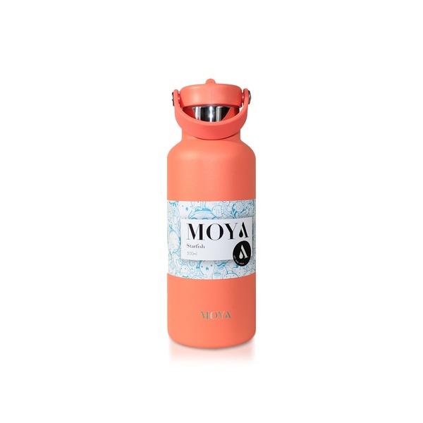 Moya Starfish Insulated and Sustainable Water Bottle Coral 500ml