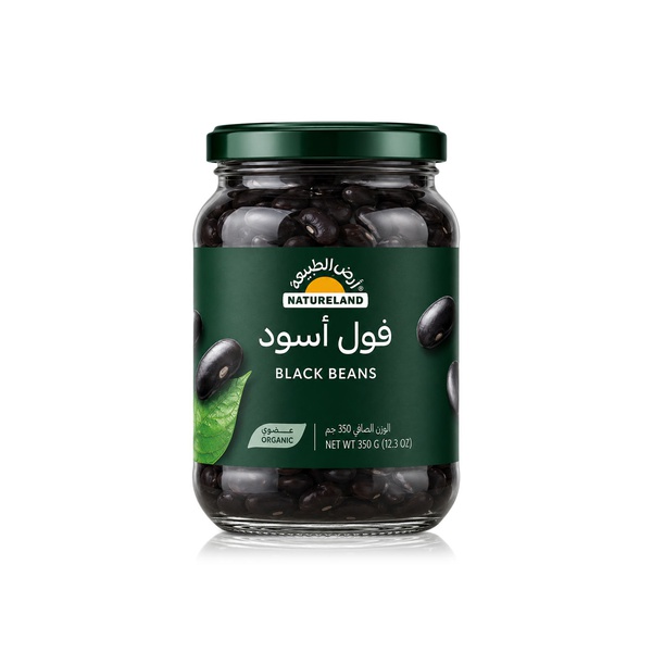 Natureland Organic Black Beans 350g