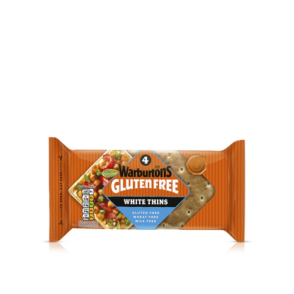 Warburtons Gluten Free White Thins x4