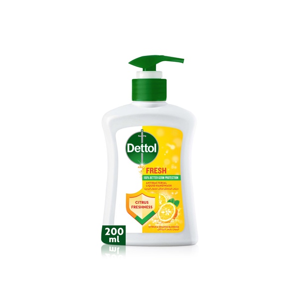 Dettol Fresh Citrus & Orange Blossom Scent Liquid Handwash Pump 200ml