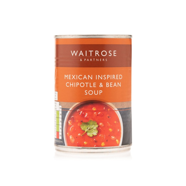 Waitrose Mexican Inspired Chipotle and Bean Soup 400g
