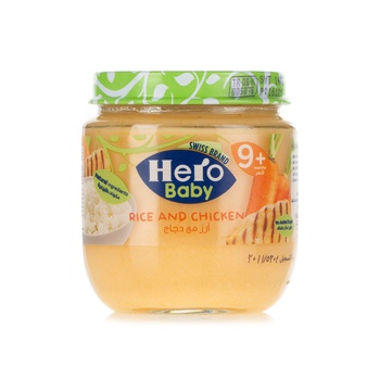 Hero Baby Chicken & Rice Jar 9+ Months 120g