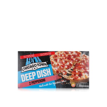 Chicago Town Frozen Deep Dish Pepperoni Pizzas 320G