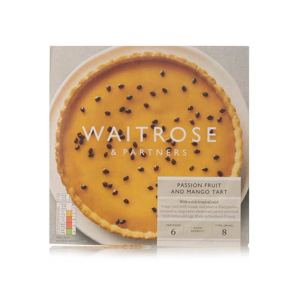 Waitrose Frozen Passion Fruit & Mango Tart 450G