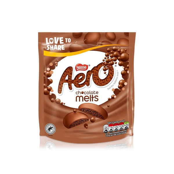 Nestle Aero Chocolate Melts Pouch 92g