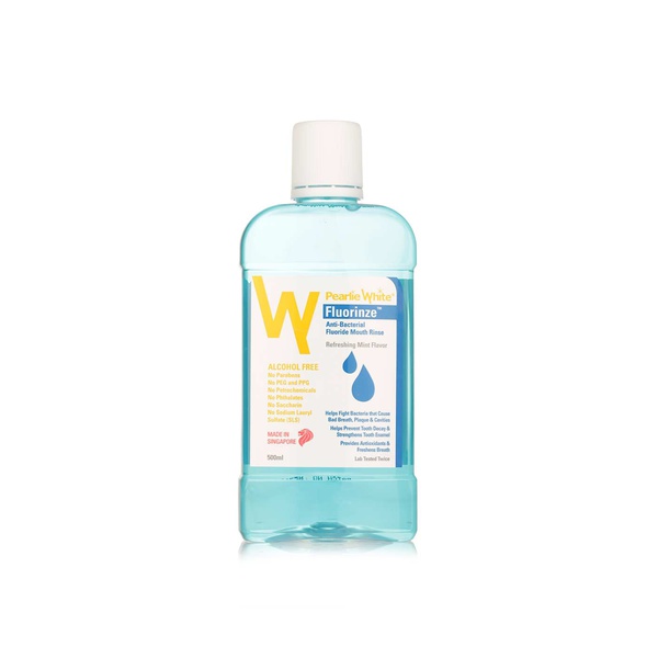 اشتري Pearlie White fluorinze mouth wash 500ml في الامارات