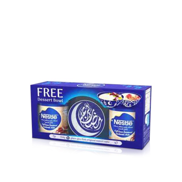 Nestle Sweetened Condensed Milk 370g x 2 + Bowl