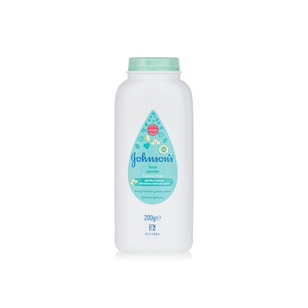 اشتري Johnsons baby fresh powder 200g في الامارات