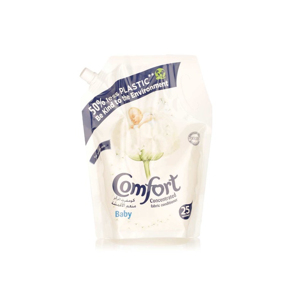 Comfort concentrated fabric softener baby refill pouch 1000ml