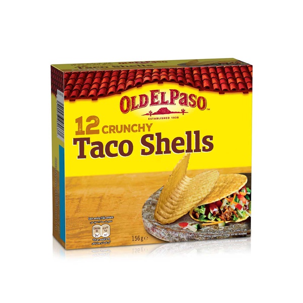Old El Paso 12 Crunchy Taco Shells 156g