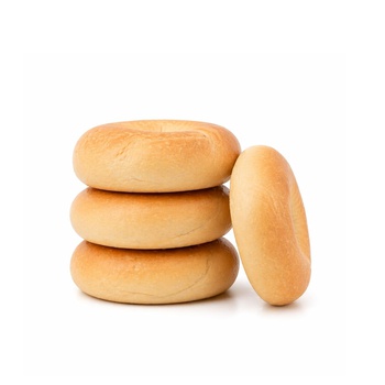 Plain Bagel 120g x 4 Pack