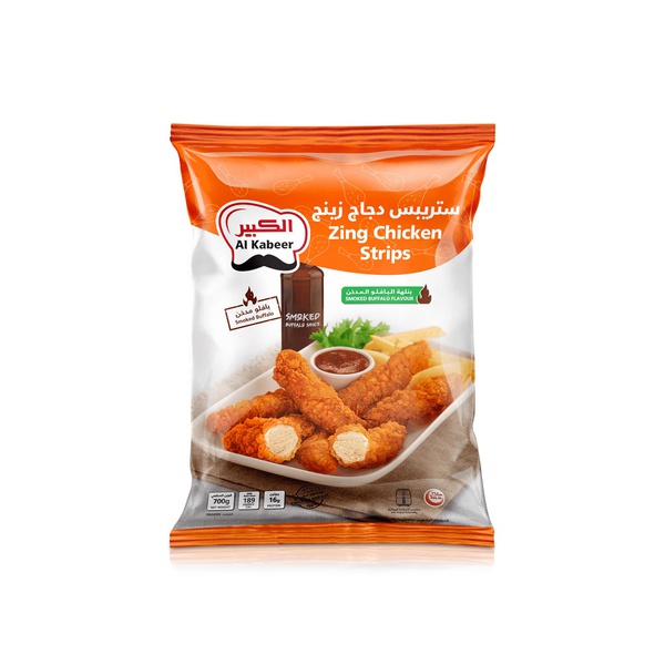 Al Kabeer Zing Chicken Strips Smoked Buffalo 700g