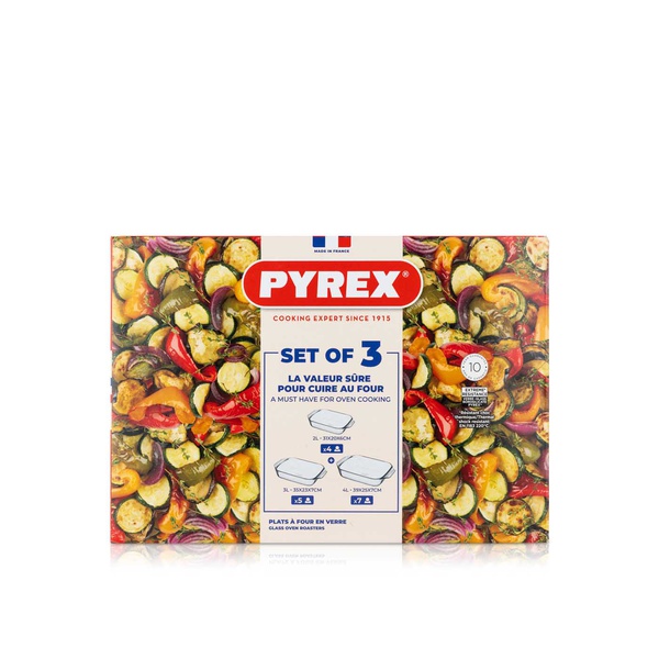 Pyrex Roaster Rectangular Set 3S