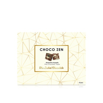 Choco Zen Pistachio Kunafa Milk Chocolate x 12 216g