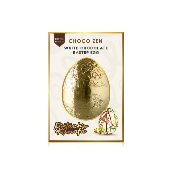 Choco Zen Pistachio Kunafa White Chocolate Egg 265g