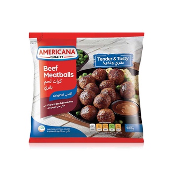 Americana Frozen Beef Meatballs 500g