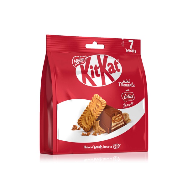 Kitkat Mini Moments Chocolate with Lotus Biscoff 116.2g