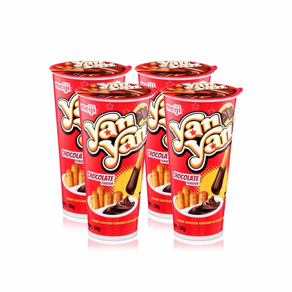 Meiji Yan Yan Choco Dip Stick Biscuits 50g x 4