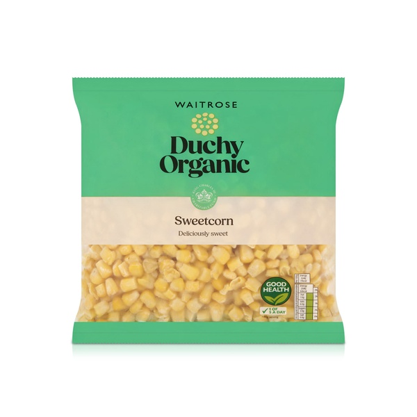 Waitrose Frozen Duchy Organic Frozen Sweetcorn 500G