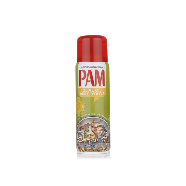 Buy Pam no stick olive oil spray 141g in UAE