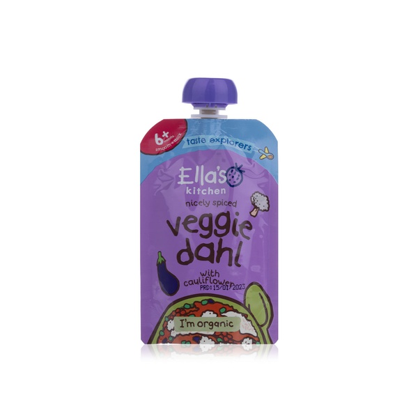 Buy Ellas Kitchen organic veggie dahl with cauliflower 100g in UAE