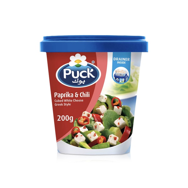 Puck Cubed Feta Cheese with Paprika & Chilli 430g
