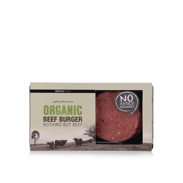 Spinneysfood Organic Beef Burger 435g