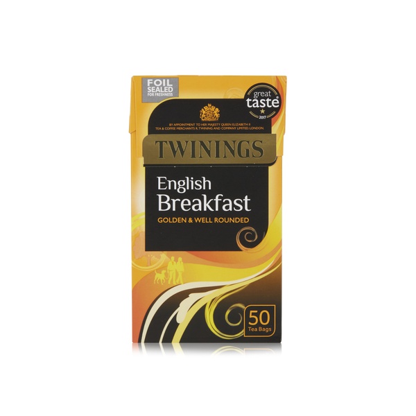 اشتري Twinings English breakfast tea bags 50s 125g في الامارات