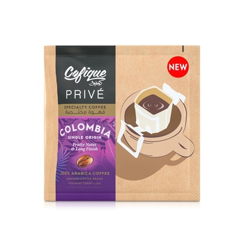 Cofique Colombia Fruity Notes & Long Finish Arabica Coffee 12g