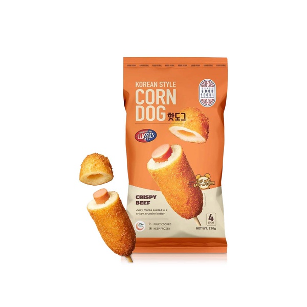 Good Seoul Frozen Corndog Crispy Beef 320g
