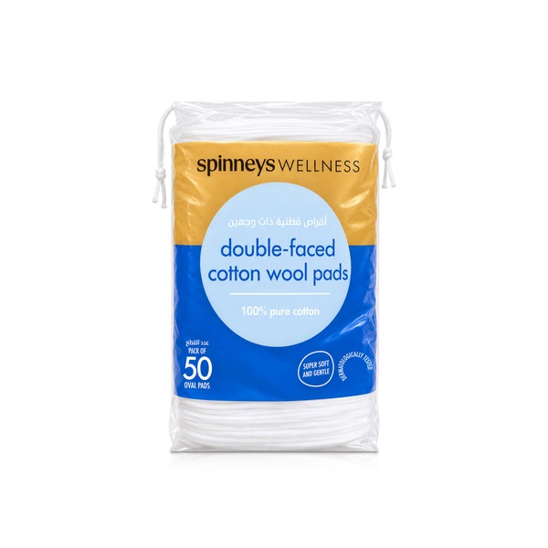 Spinneyswellness Double-Faced Oval Cotton Wool Pads x 50