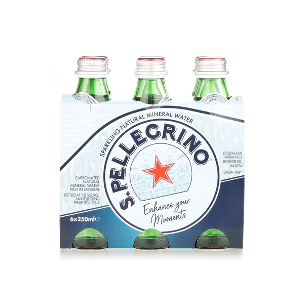 San Pellegrino Sparkling Water 6 x 250ml