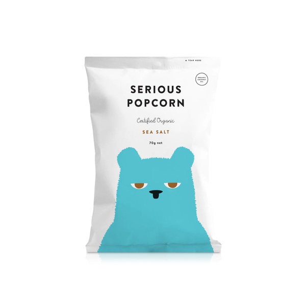 Serious Organic Sea Salt Popcorn 70g