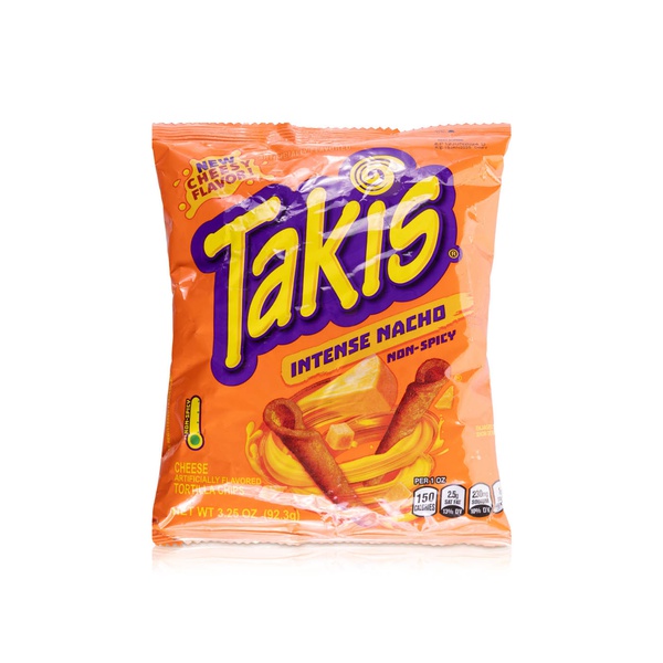 Takis Intense Nacho Cheesy Rolled Tortilla Chips 92g