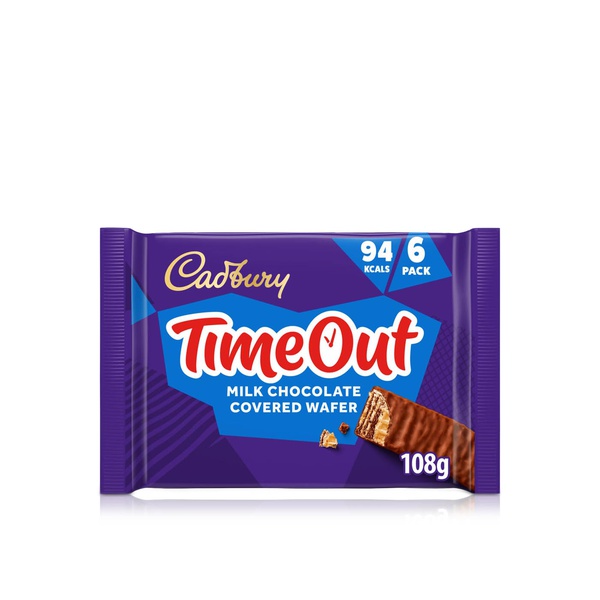 Cadbury Time Out Orange Wafer Bar x6 108g