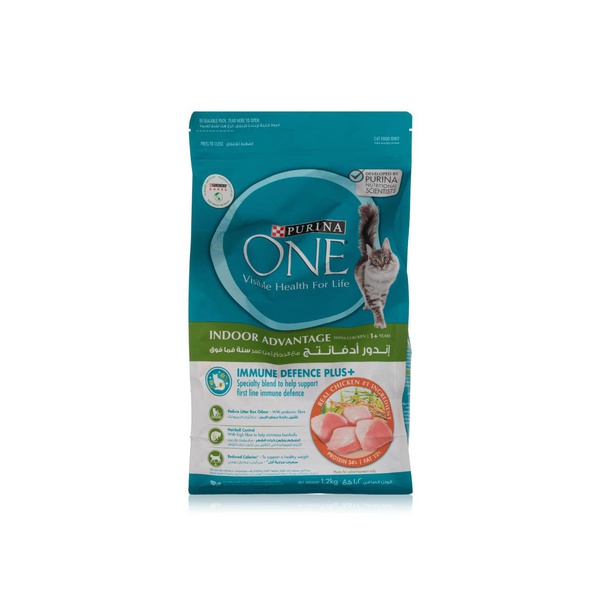 Purina One Adult Cat Food Indoor Advantage Chicken 1.2kg