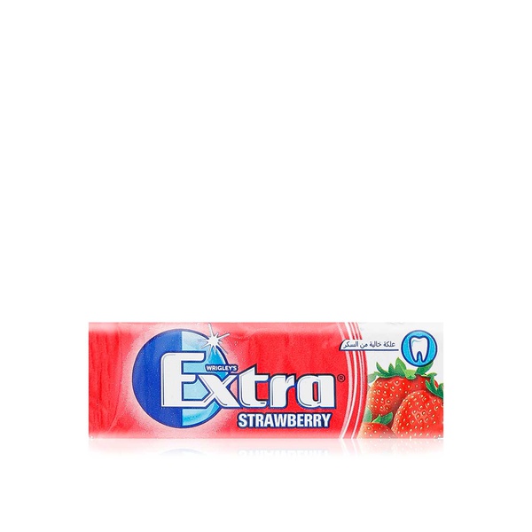 اشتري Wrigleys Extra sugar free strawberry chewing gum 14g في الامارات