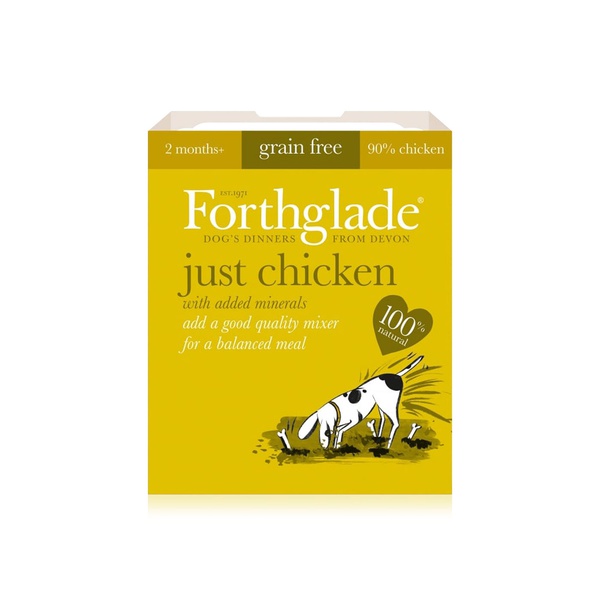 Forthglade just chicken natural wet dog food 395g Spinneys UAE