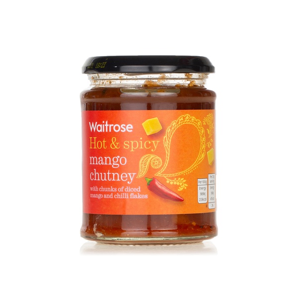 Waitrose Hot & Spicy Mango Chutney 320g