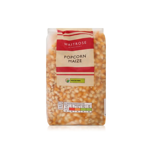 Waitrose Maize Popcorn 500g