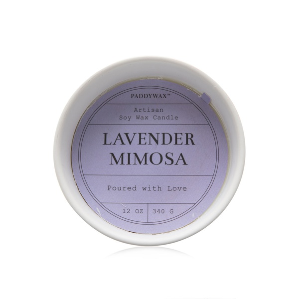 Paddywax Wabi Sabi 12oz Candle Lavender Mimosa