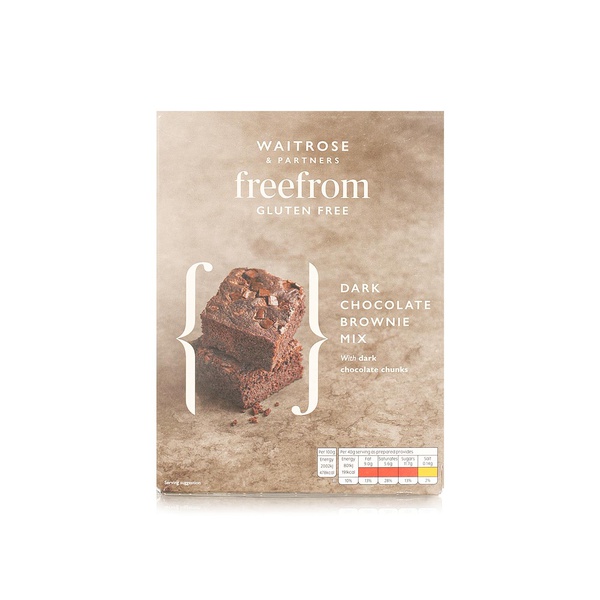 Waitrose Free From dark chocolate brownie mix 420g Spinneys UAE
