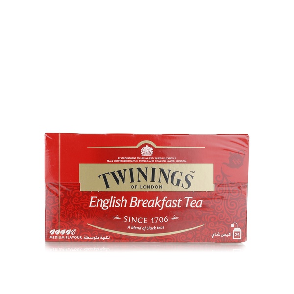 Buy Twinings English breakfast tea 25s 50 in UAE