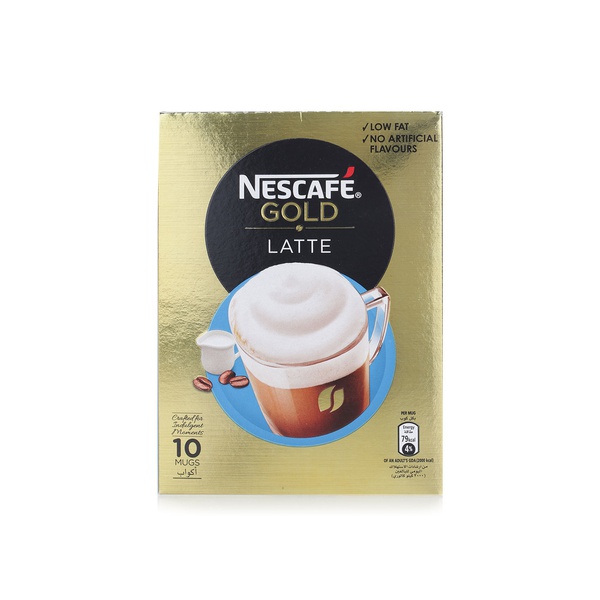اشتري Nescafe Gold latte sachets 10 x 19.5g في الامارات
