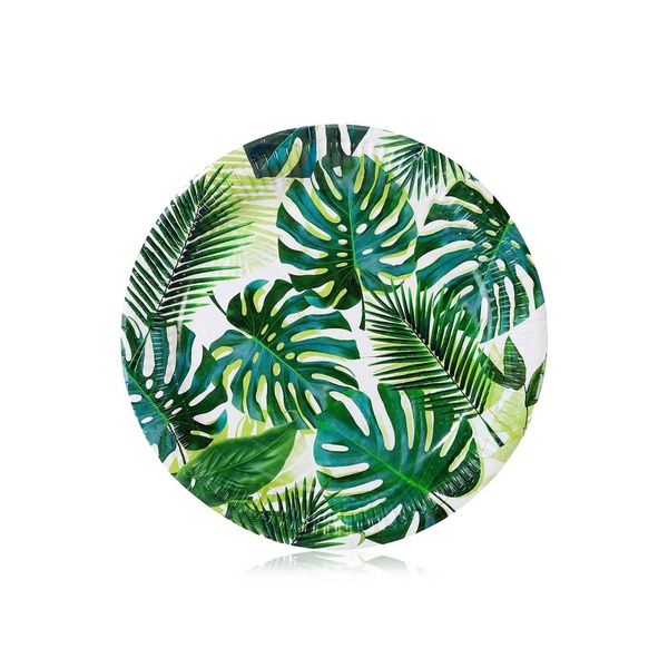 Talking Tables Tropical Palm Leaf Paper Plates 8 Pack