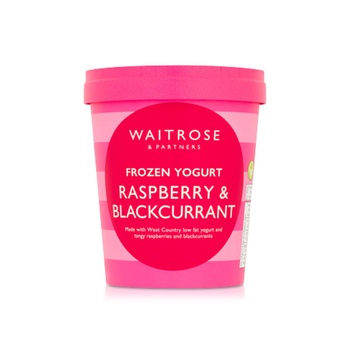 Waitrose Frozen Love Life Raspberry and Blackcurrant Frozen Yogurt 500ml