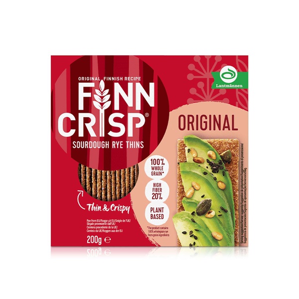 Buy Finn Crisp sourdough rye thins 200g in UAE