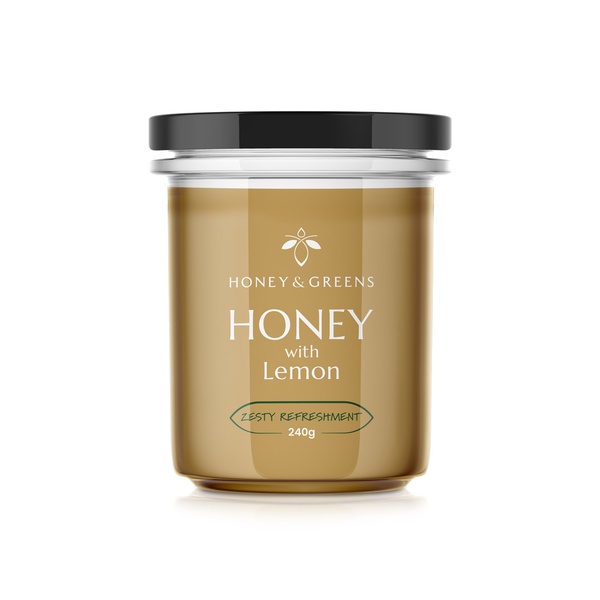 Honey & Greens British Honey with Lemon 240g