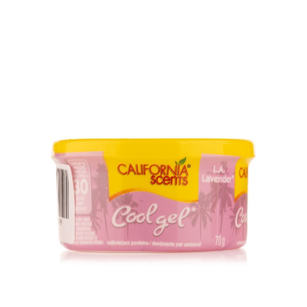 California Scents cool gel air freshener LA lavender 70g Spinneys UAE