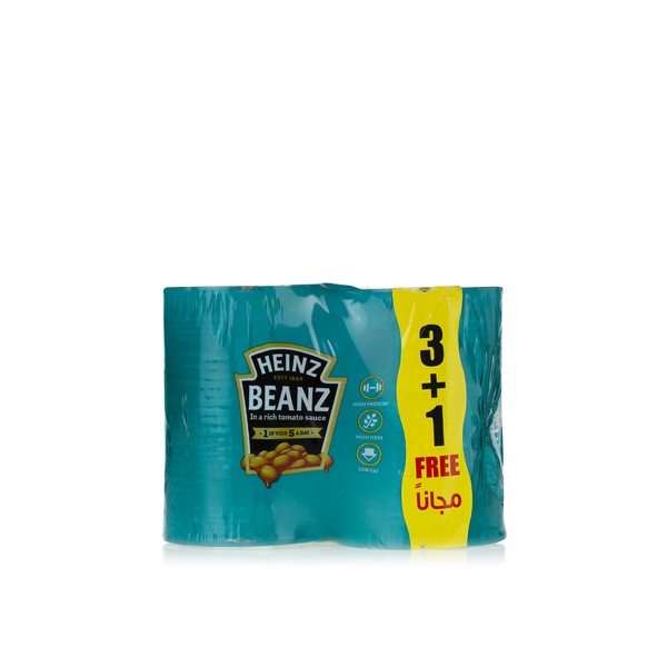 اشتري Heinz baked beans in tomato sauce 415g 4 pack في الامارات